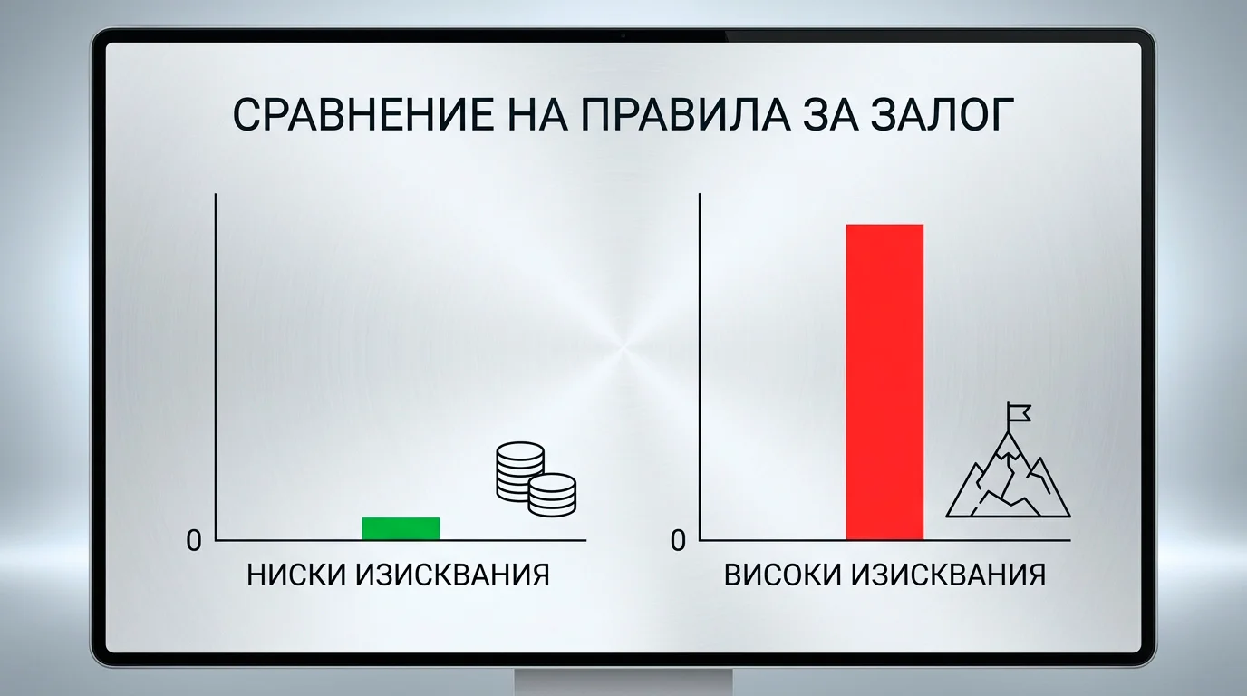 Сравнение на бонус с 10x срещу 50x wagering изискване при конни надбягвания