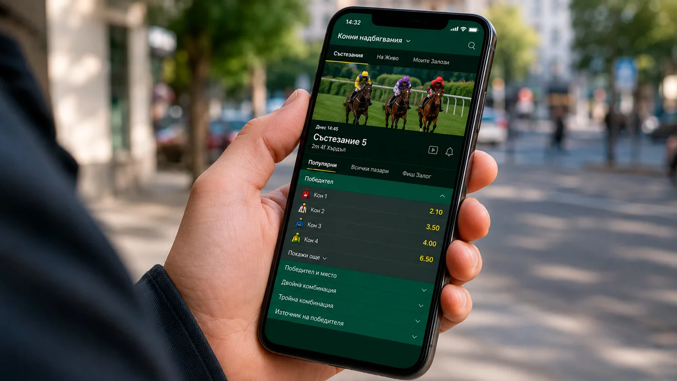 Bet365 конни надбягвания — бонус оферти и пазари за залагане от България