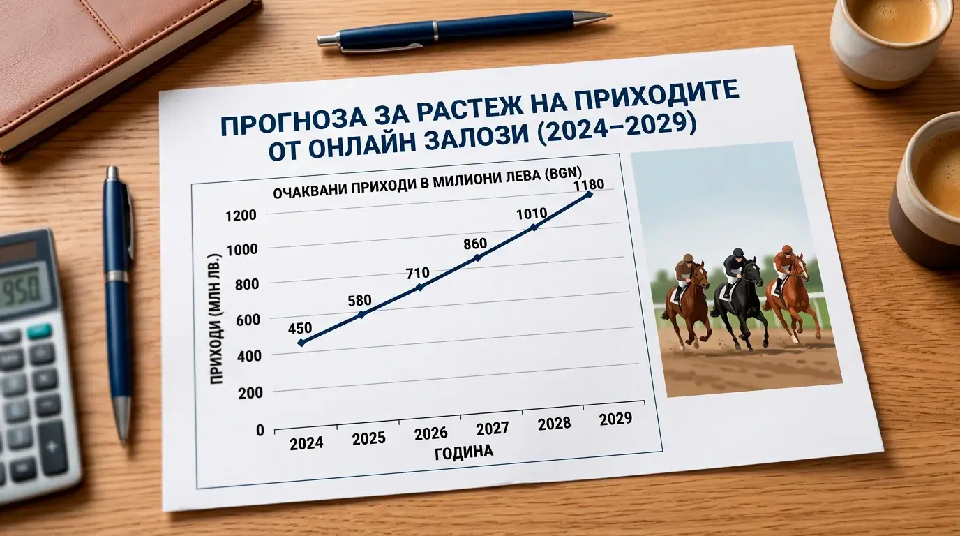 Прогноза за онлайн залози в България до 2028 — растеж и тенденции