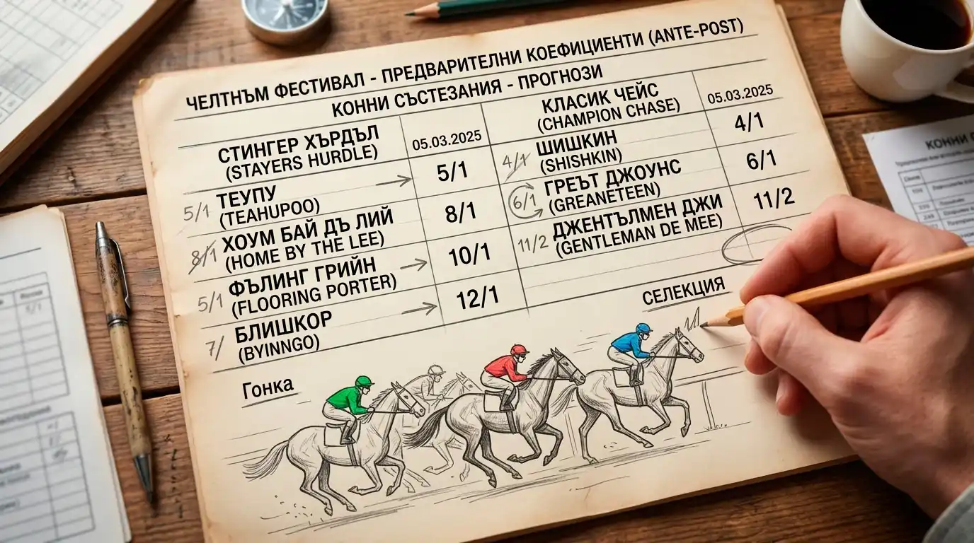 Ante-post коефициенти при Cheltenham Festival — ранни котировки