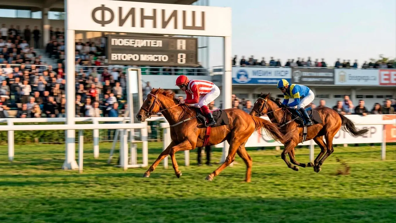 Структура на each way залог — Win и Place компоненти при конни надбягвания