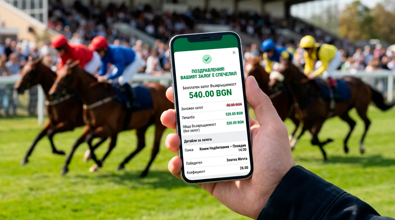 Free bet returns — печалба без връщане на залога при конни надбягвания